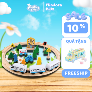 Bộ Đường Ray Tàu Hỏa "Thế Giới Công Trình" – Khơi Nguồn Sáng Tạo Cho Bé
