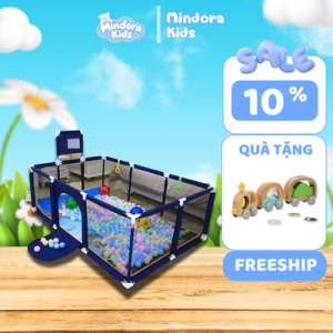 Bộ Quây Bóng Mềm Đa Sắc Màu Cho Bé - Đồ Chơi Vận Động Thông Minh.